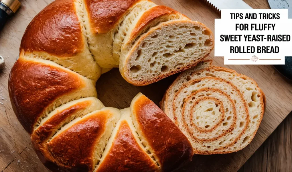 Tips and Tricks for Fluffy Sweet Yeast-Raised Rolled Bread