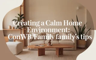 Creating a Calm Home Environment: Convwbfamily's Tips