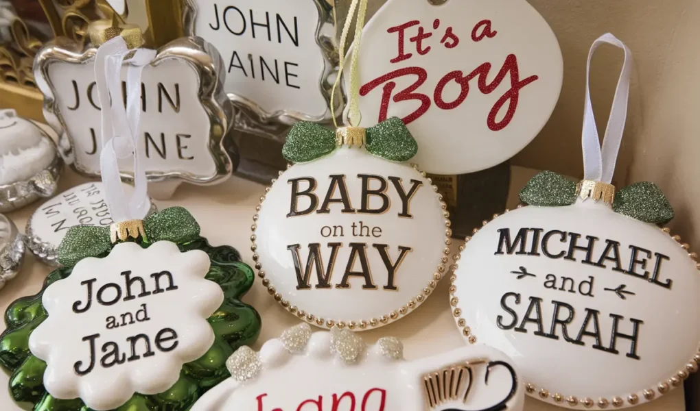 Personalize Your Holidays with These Expecting Parents Ornaments