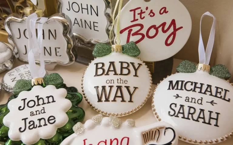 Personalize Your Holidays with These Expecting Parents Ornaments