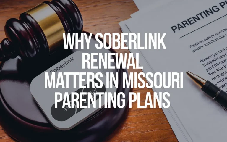 Soberlink technology plays a vital role in promoting accountability and trust in co-parenting arrangements. Missouri courts often include Soberlink provisions in parenting plans to support safe and responsible parenting