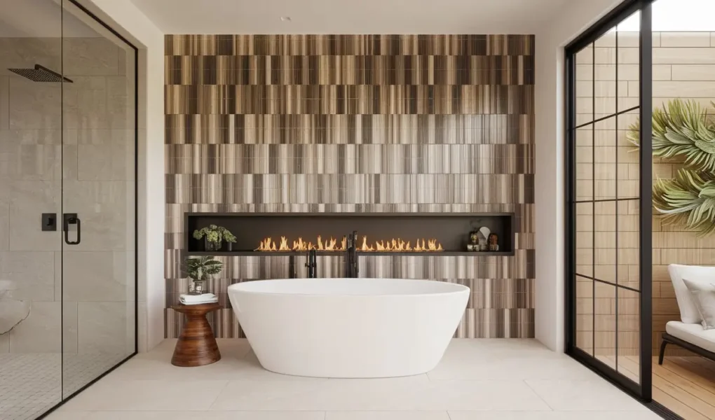 10 Creative Ways to Use Ribbon Oak Wall Tile from Floor and Decor