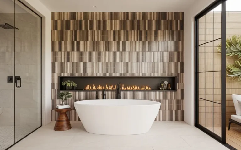 10 Creative Ways to Use Ribbon Oak Wall Tile from Floor and Decor