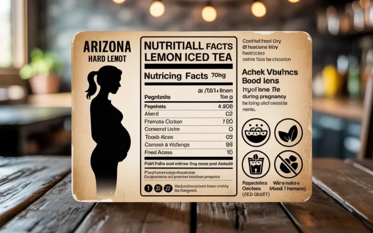 Arizona Hard Lemon Iced Tea Nutrition Facts: What Pregnant Women Should Avoid